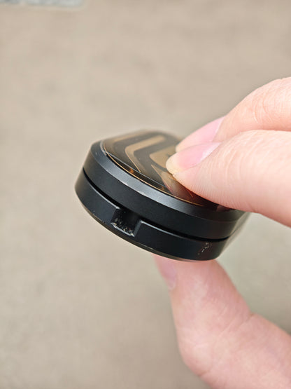 Groove Stainless Steel PVD Coated Resin-Sealed Engraved