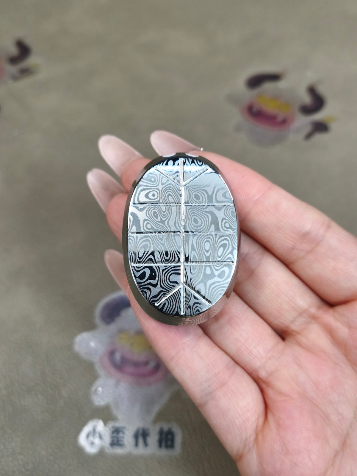 Jingle Beetle Stainless Steel Engraved Polished