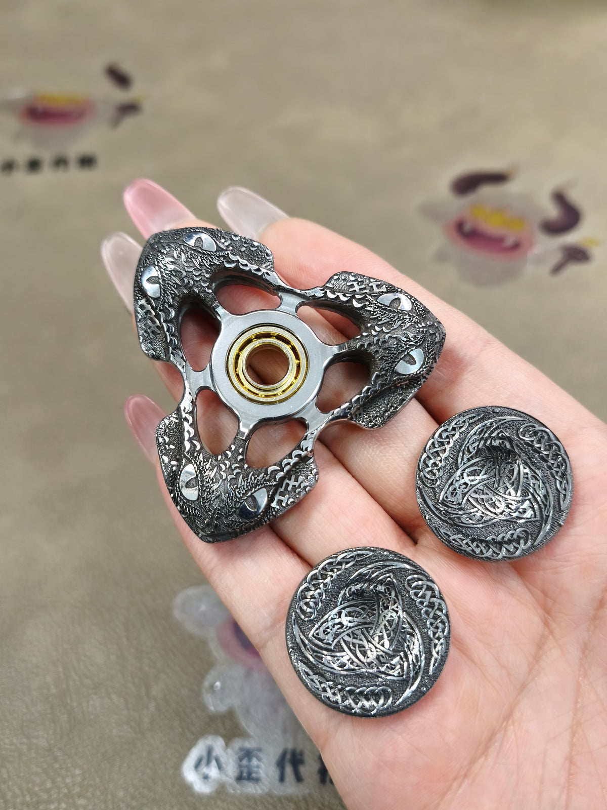 Toothless Finale Special Material Stainless Steel Porcelain Washed Engraved Polished Limited Edition
