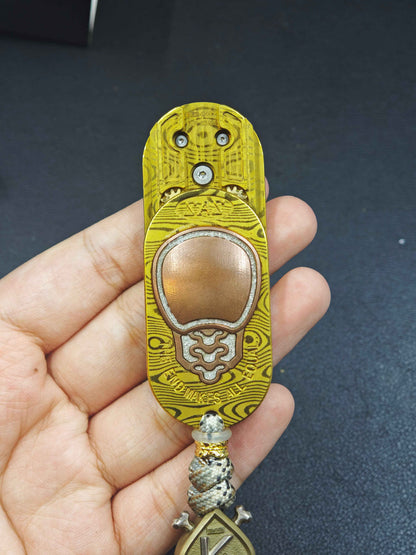 David's Star Damasteel Copper Brass