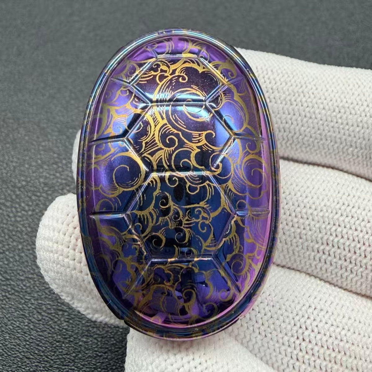 Jingle Beetle Zirconium Color-Anodized Polished