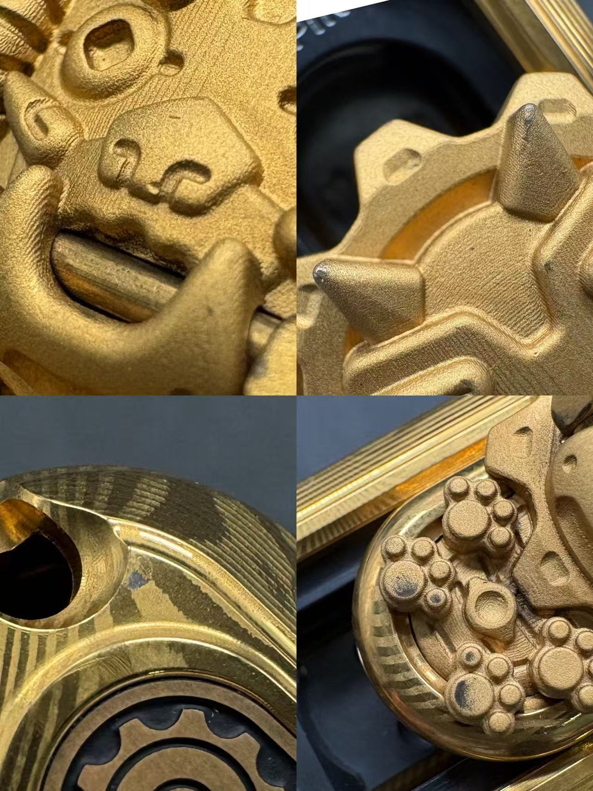 Cyber Jiaotu Damasteel Gold Plated