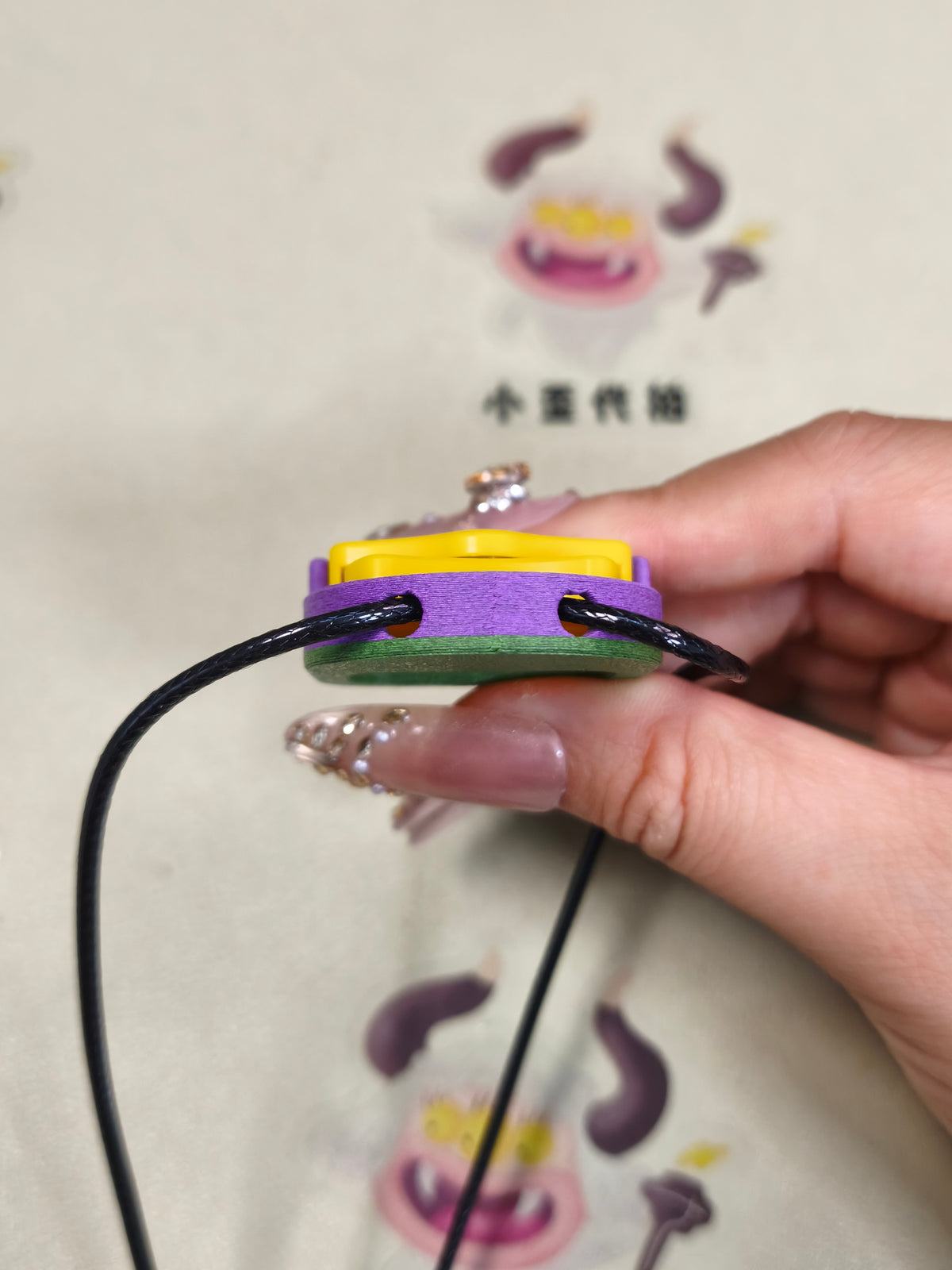 Demon Ji Emoji Pendant POM