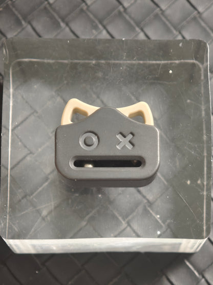 Demon Ji Emoji Pendant Zirconium Stonewashed