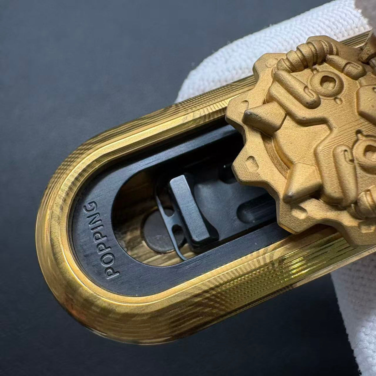 Cyber Jiaotu Damasteel Gold Plated