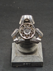 Explorer Damasteel Etched Polished