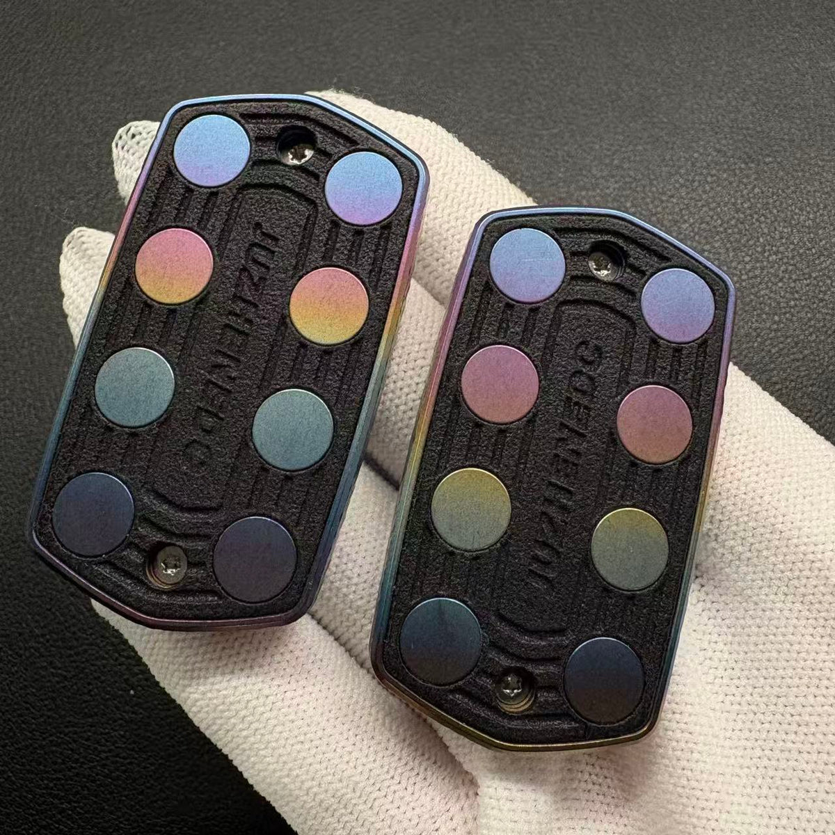 Gamut Titanium Stone Textured Engraved