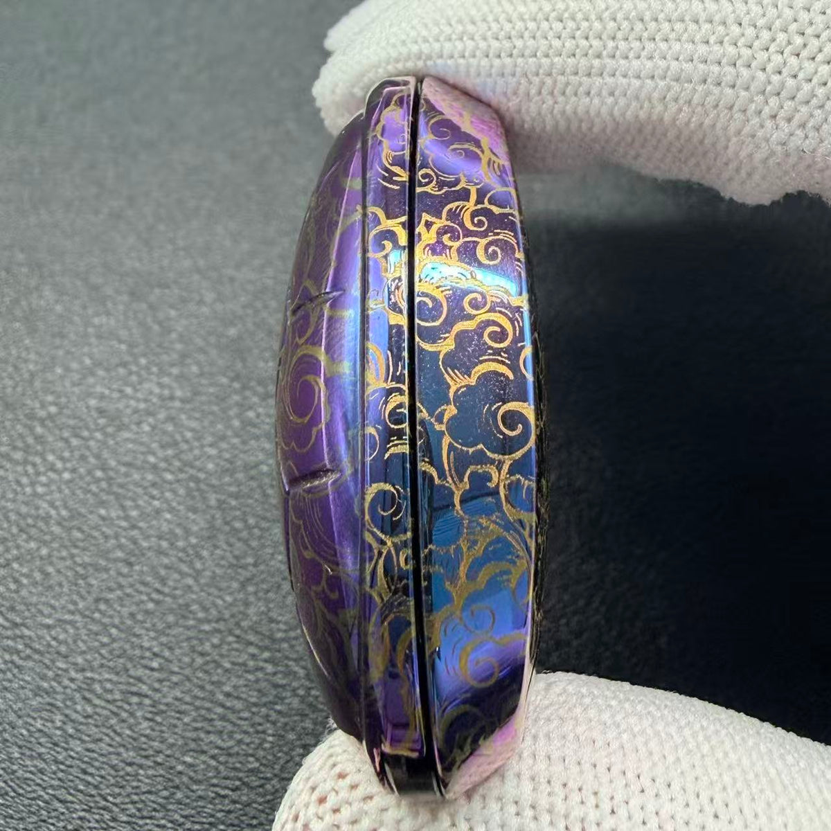 Jingle Beetle Zirconium Color-Anodized Polished