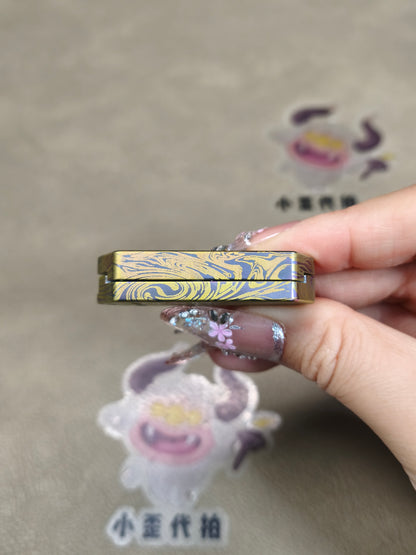 Plane Titanium Engraved