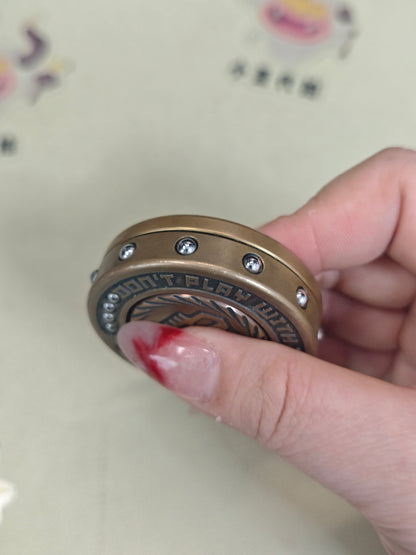 Dealer Button Brass