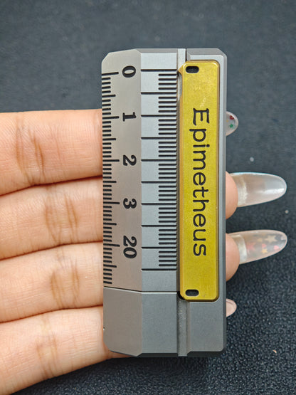 Quirky Ruler Brass Titanium