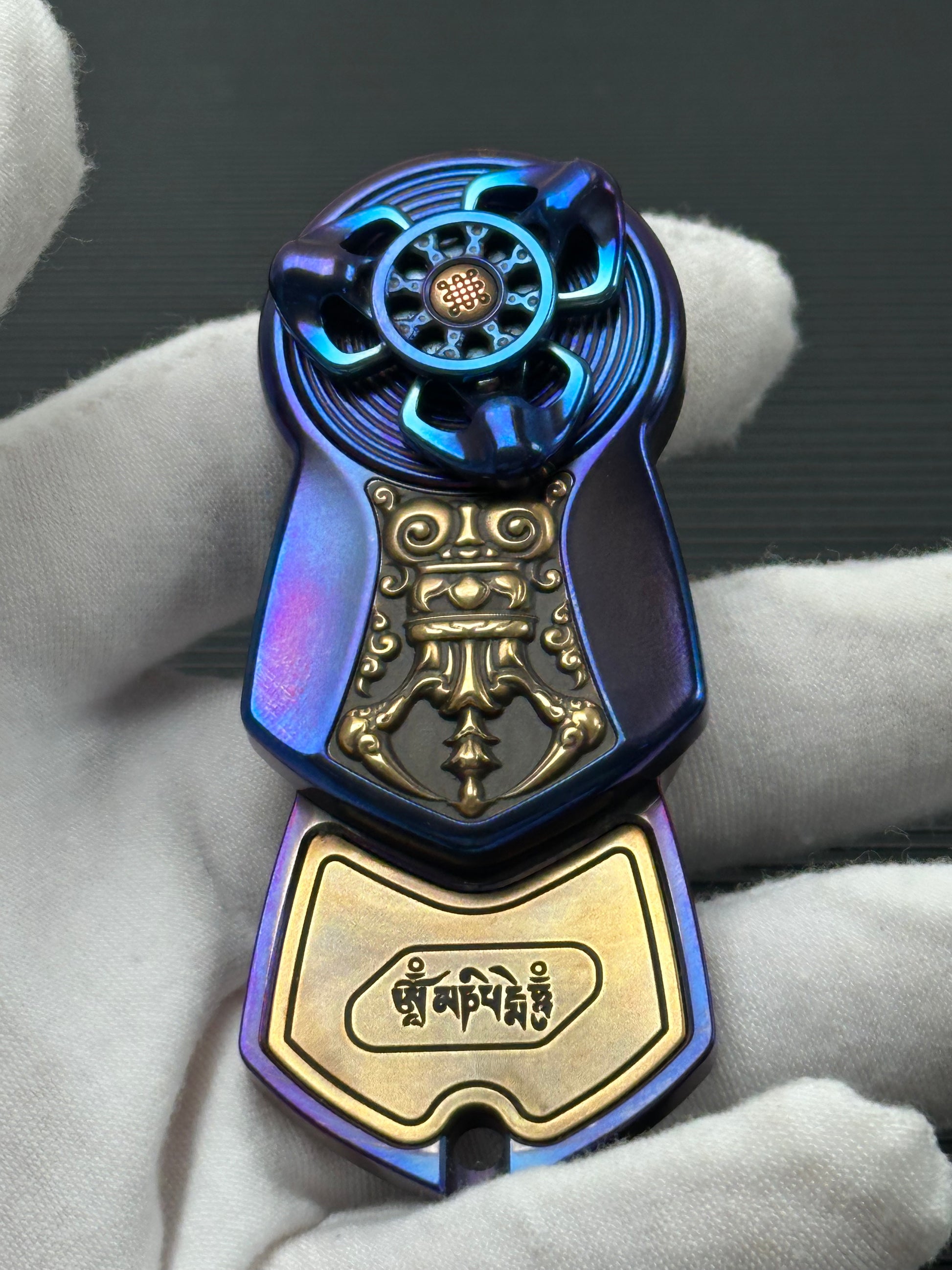 Demon Subduing Toga Tangcao Pattern Titanium
