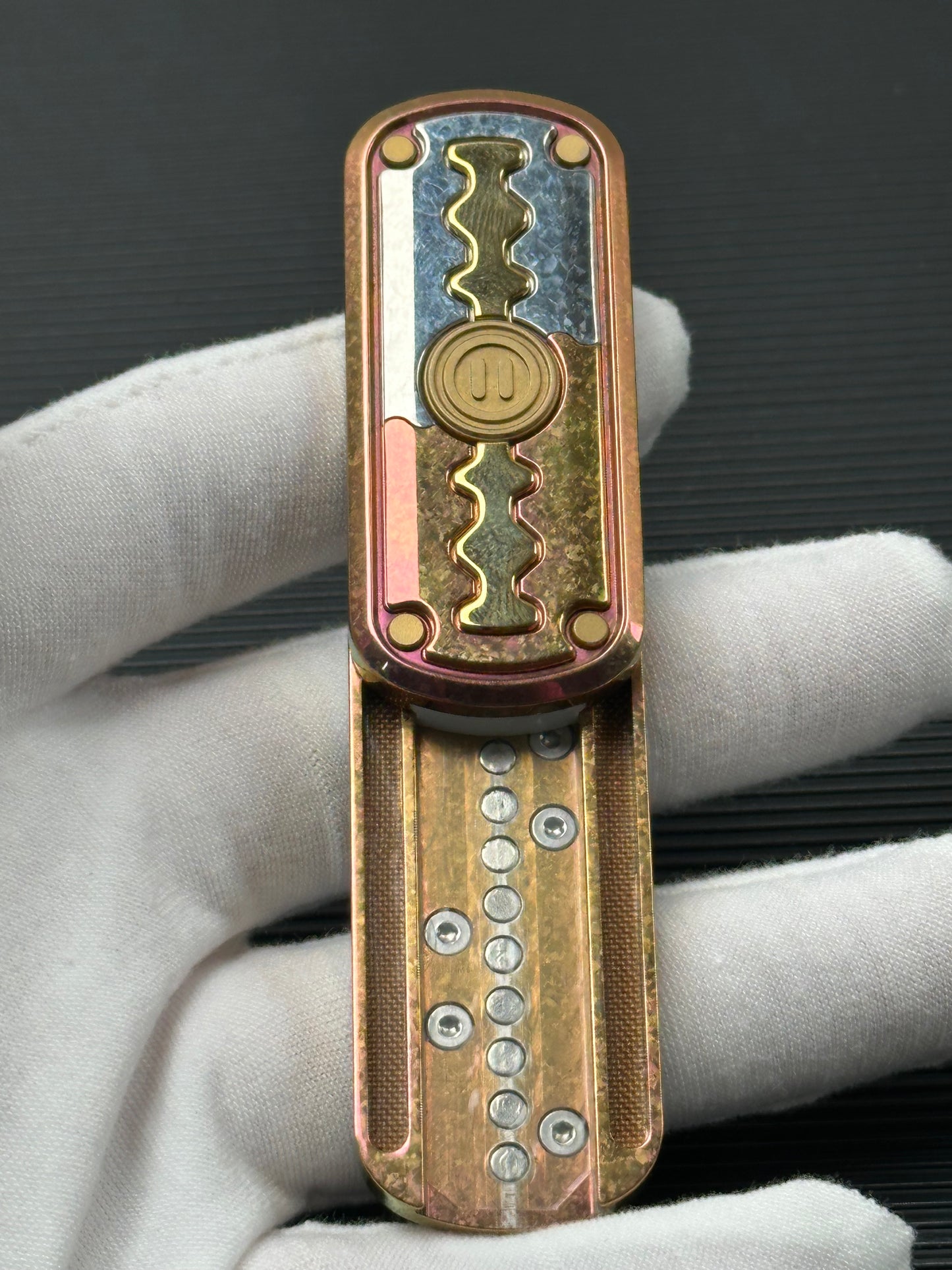 Razor Edge Crystallized Titanium