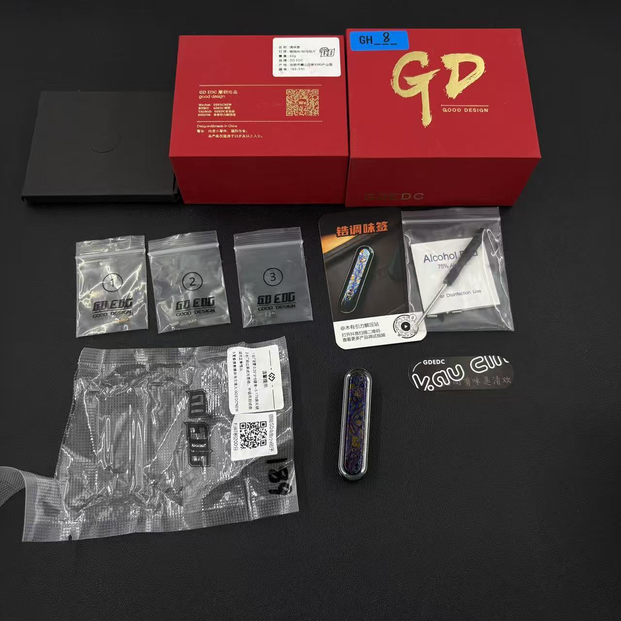 Spice Pin Zirconium Polished