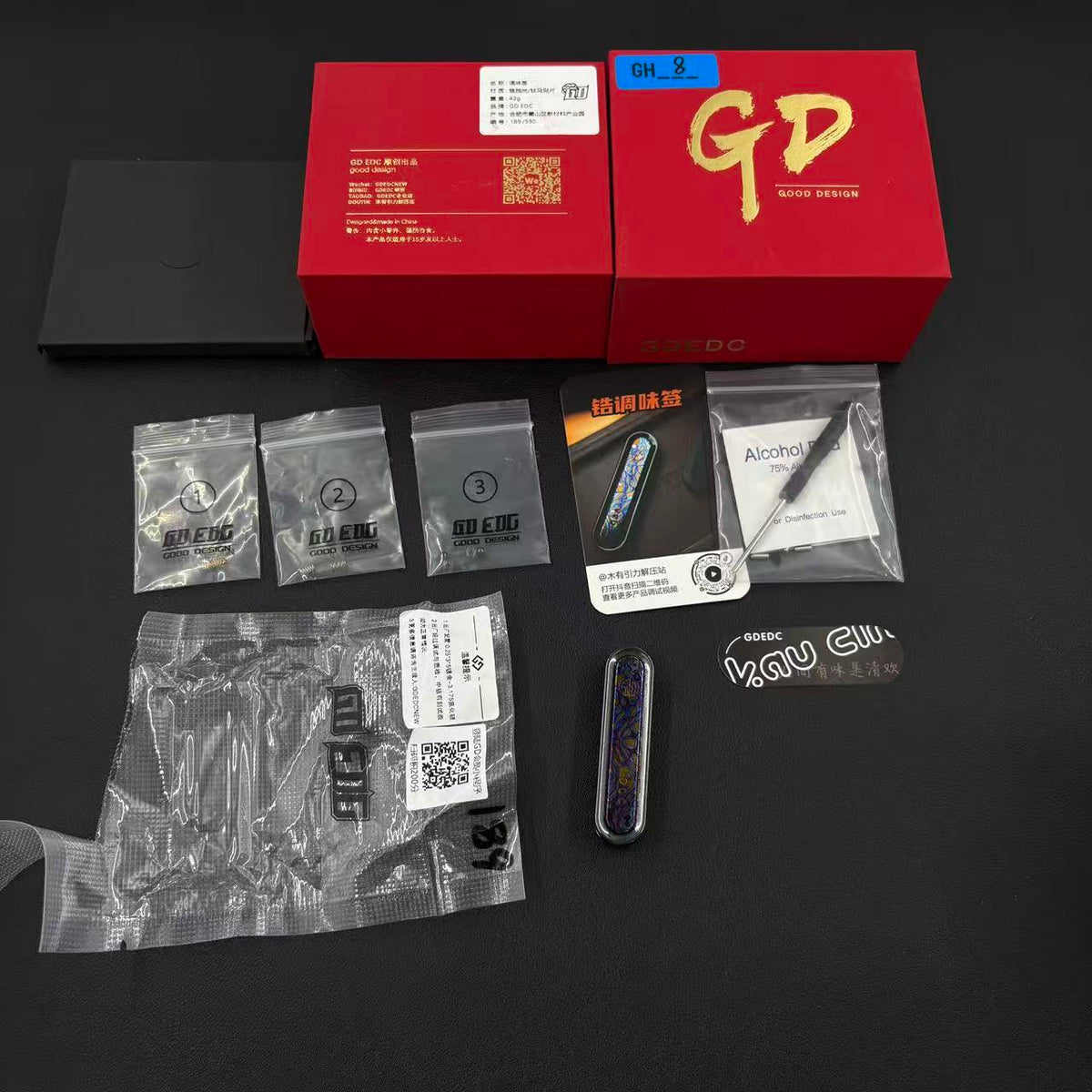 Spice Pin Zirconium Polished