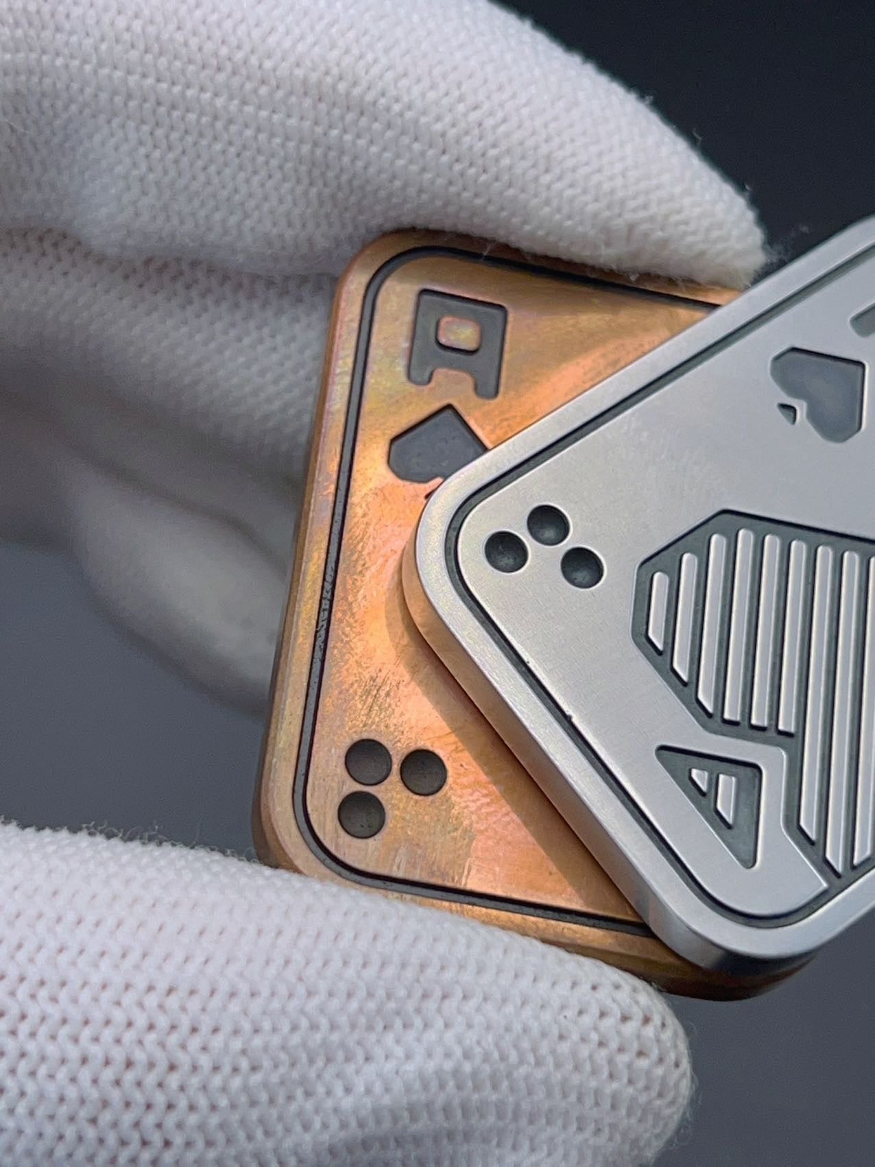 Poker Shuffle Copper Stainless Steel