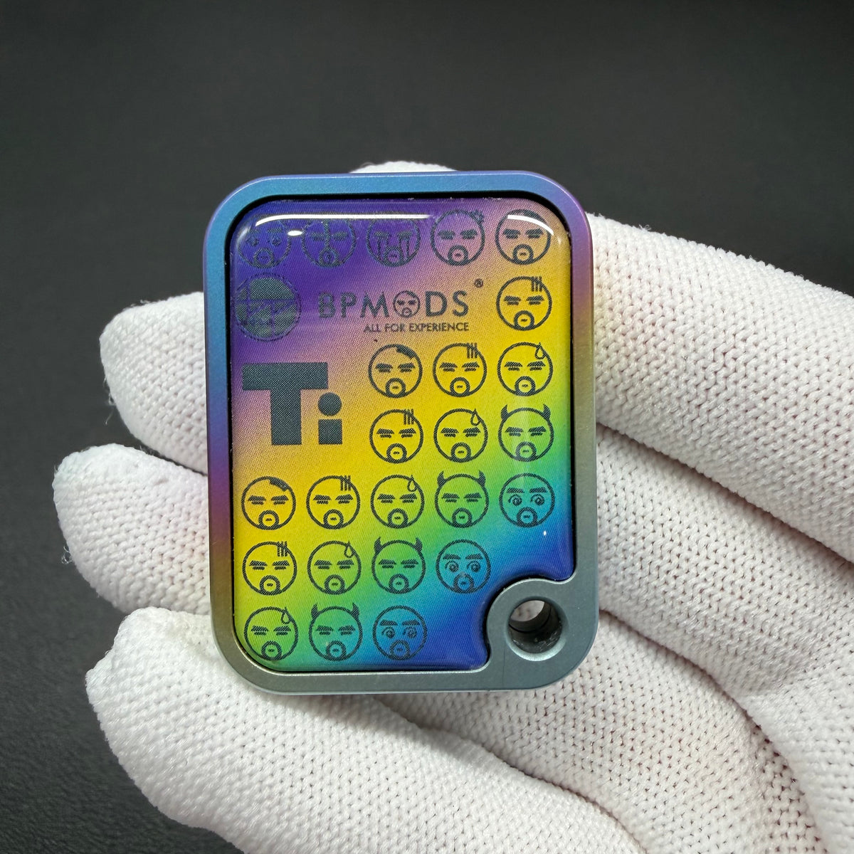 Price Tag Nine Palace Titanium Color-Anodized