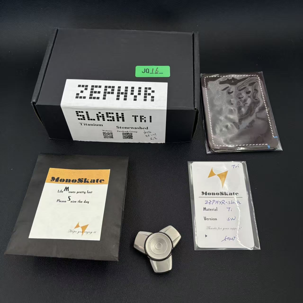 Gentle Breeze Bearing Cap Titanium Stonewashed