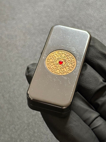Brocade & Azure Paperweight Zirconium