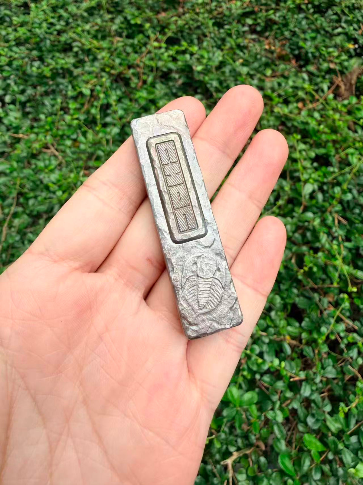 Choc Titanium Engraved