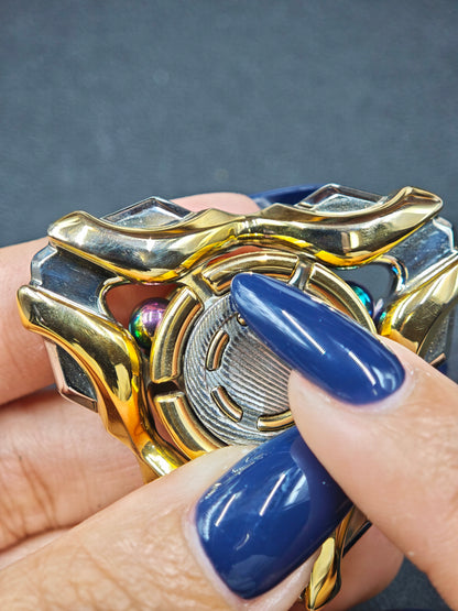 Star Arrow Damasteel Gold Plated