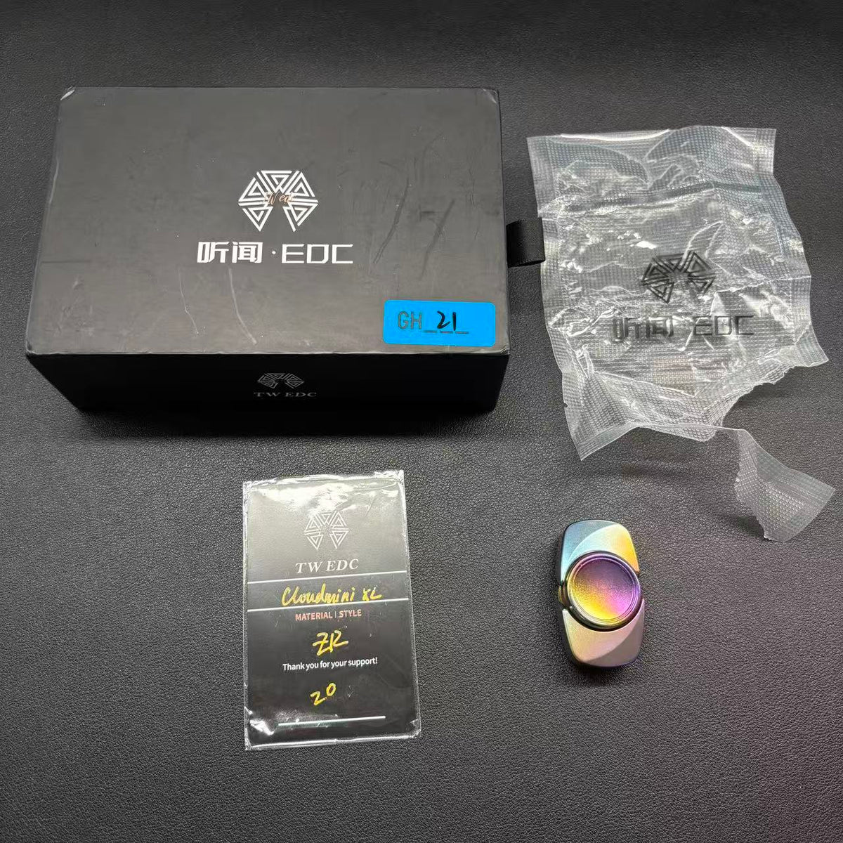 Spinner Zirconium Oil Slick