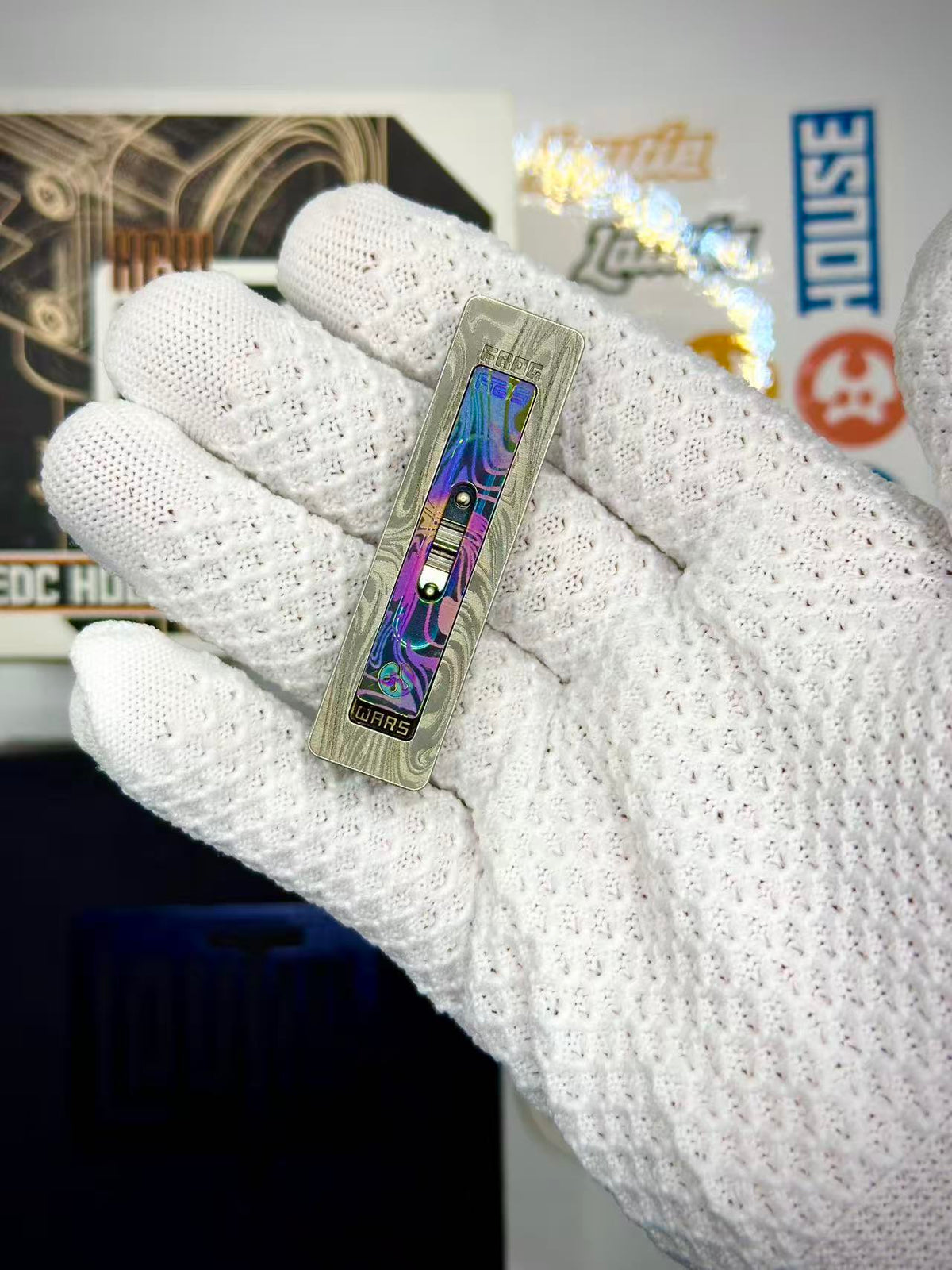 Frog Zirconium Engraved