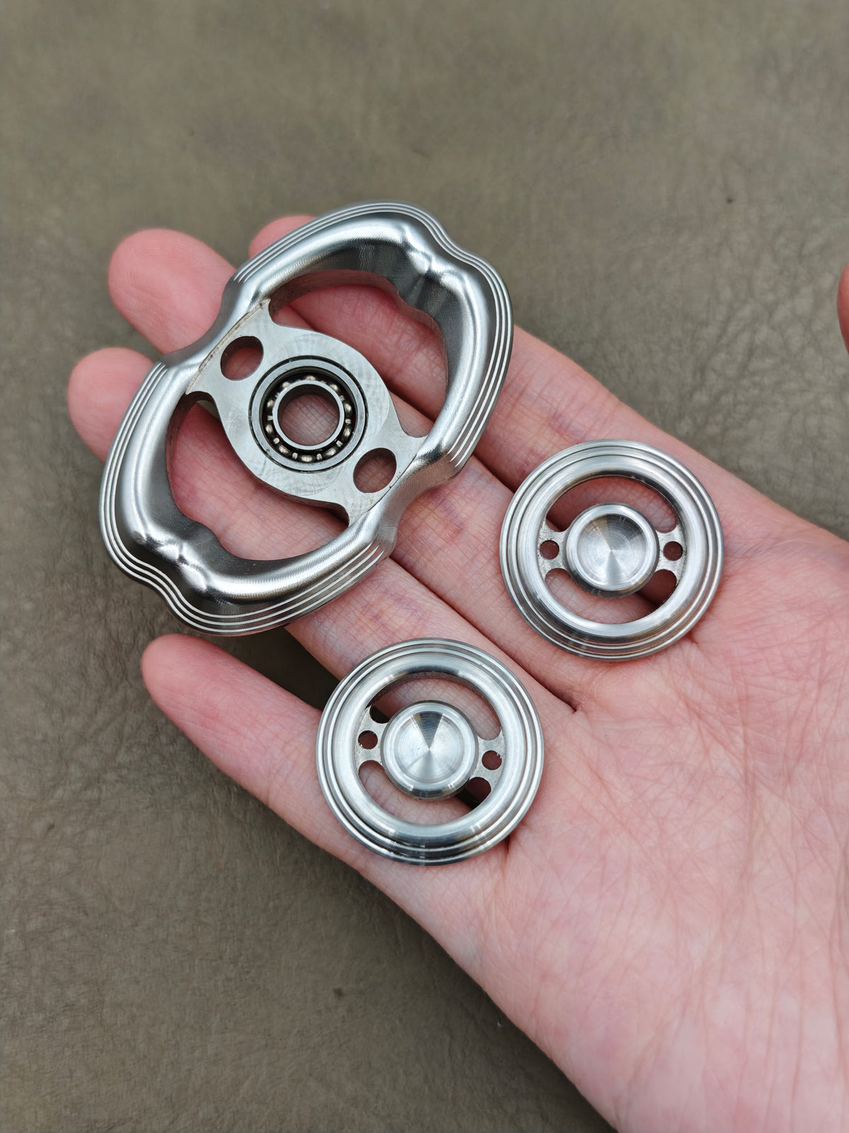 Obsidian Crystalized Stainless Steel Machine Finished