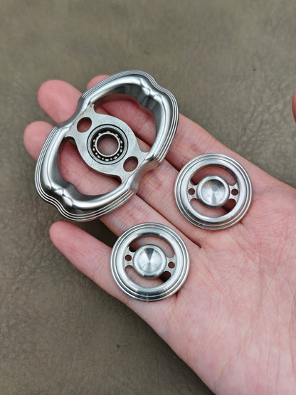 Obsidian Crystalized Stainless Steel Machine Finished