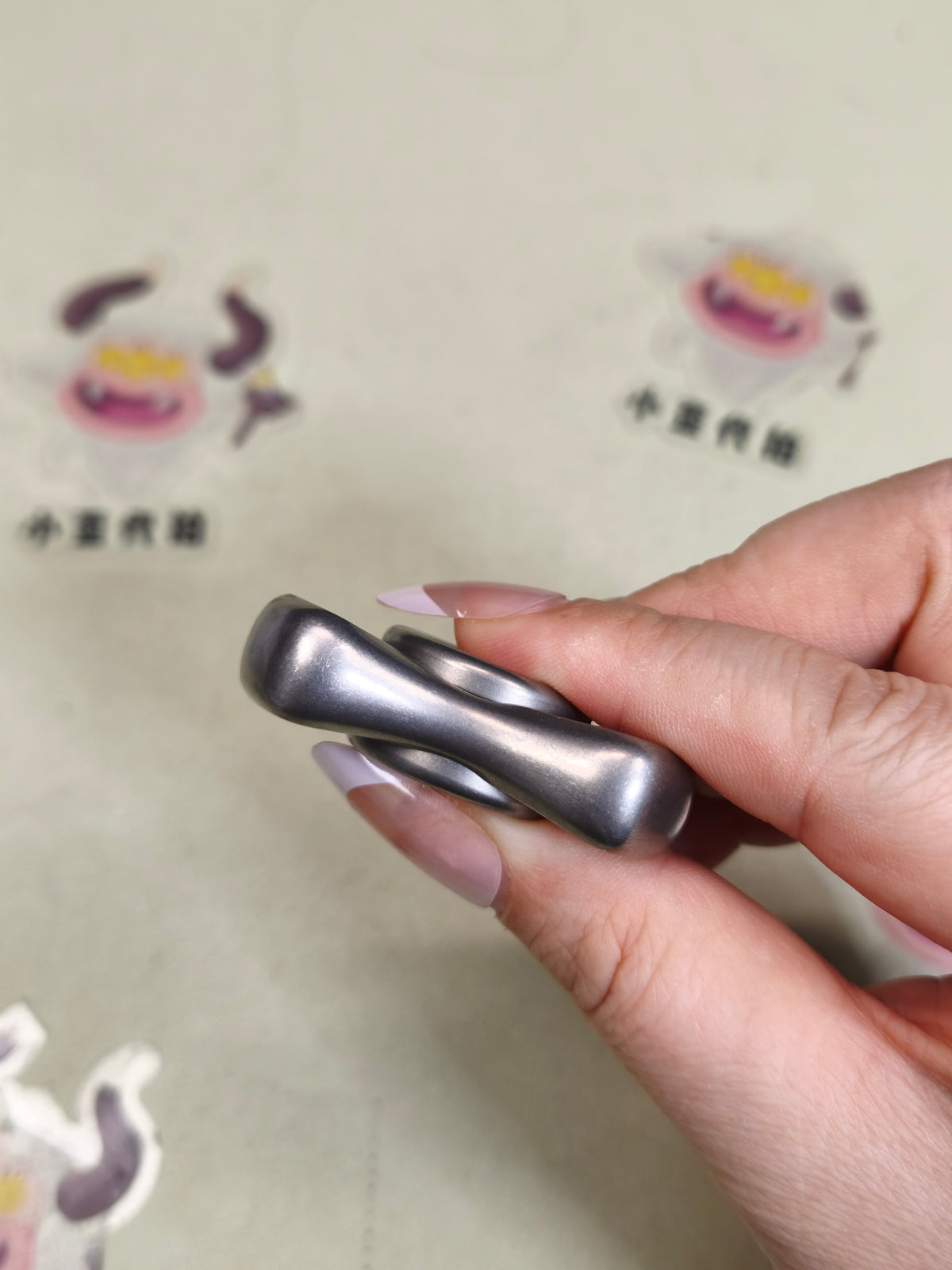 Folding Leaf Mini Titanium Stonewashed