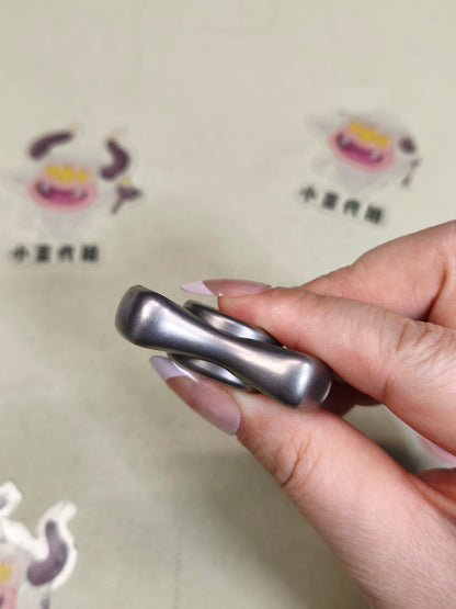 Folding Leaf Mini Titanium Stonewashed
