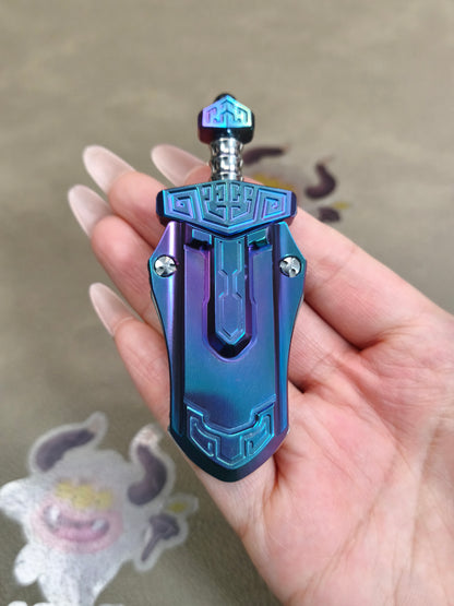 Taia Sword Zirconium Oil Slick