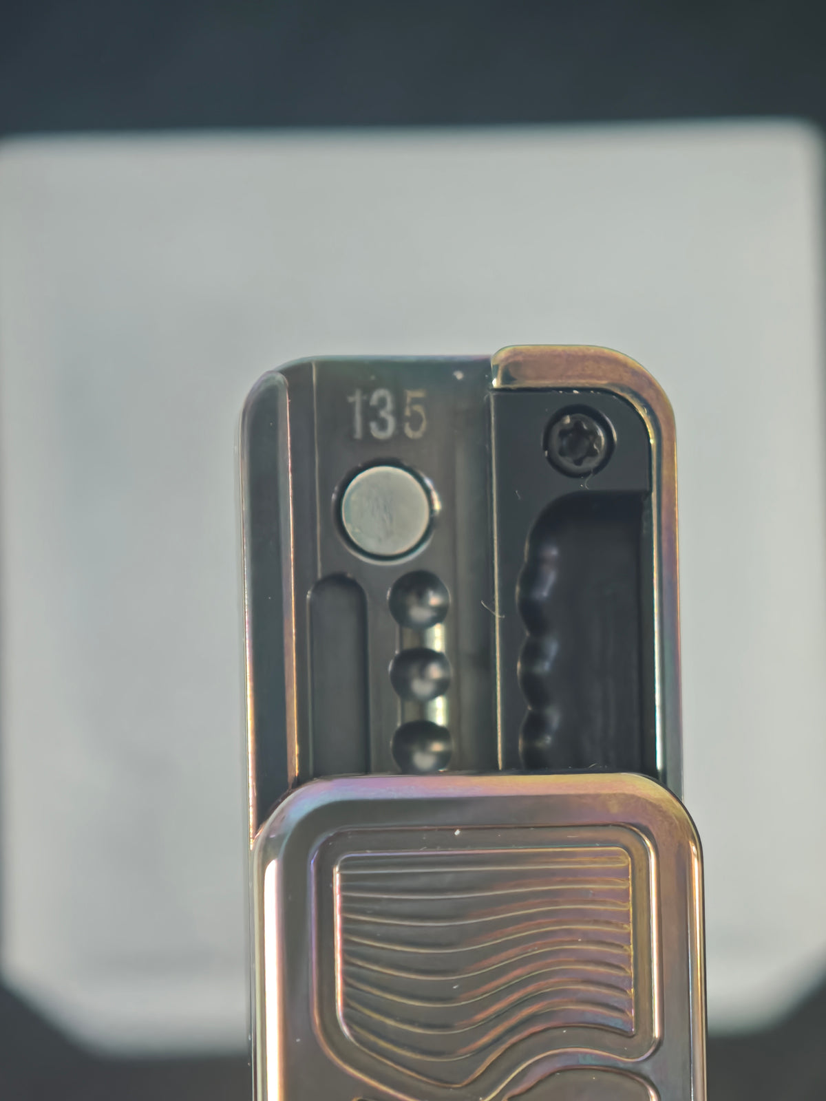 Tita Zirconium Polished Oil Slick