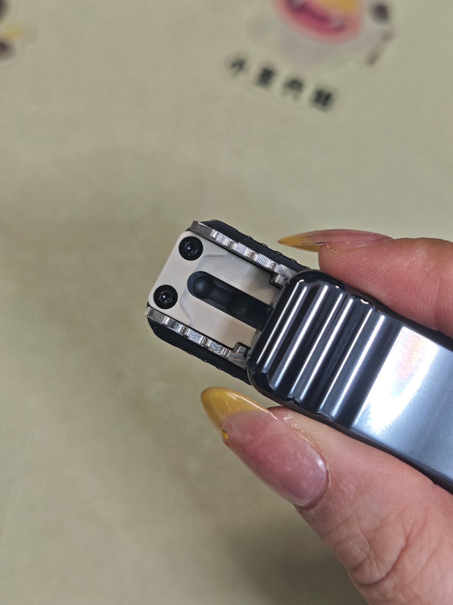 Snake Zirconium Damasteel PEEK