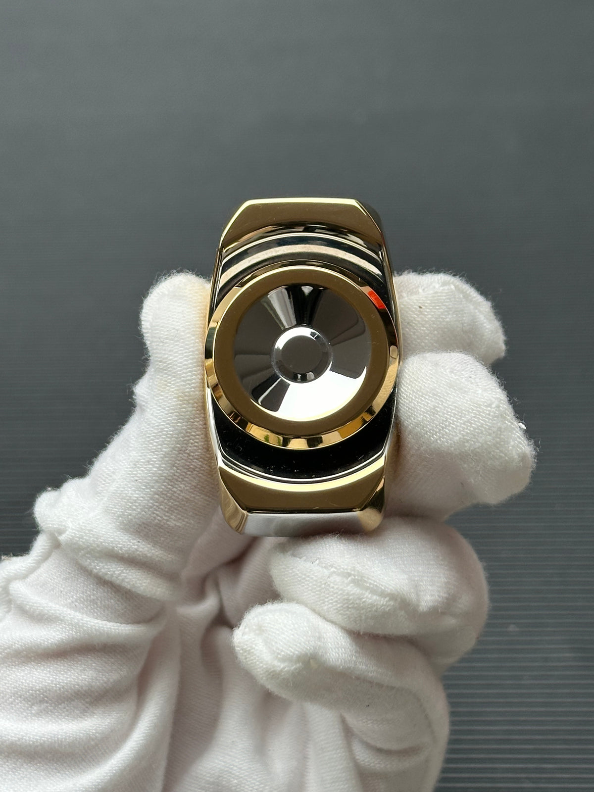 Mighty Tiger Stainless Steel Gold Plated Polished