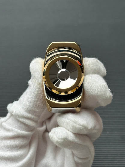 Mighty Tiger Stainless Steel Gold Plated Polished