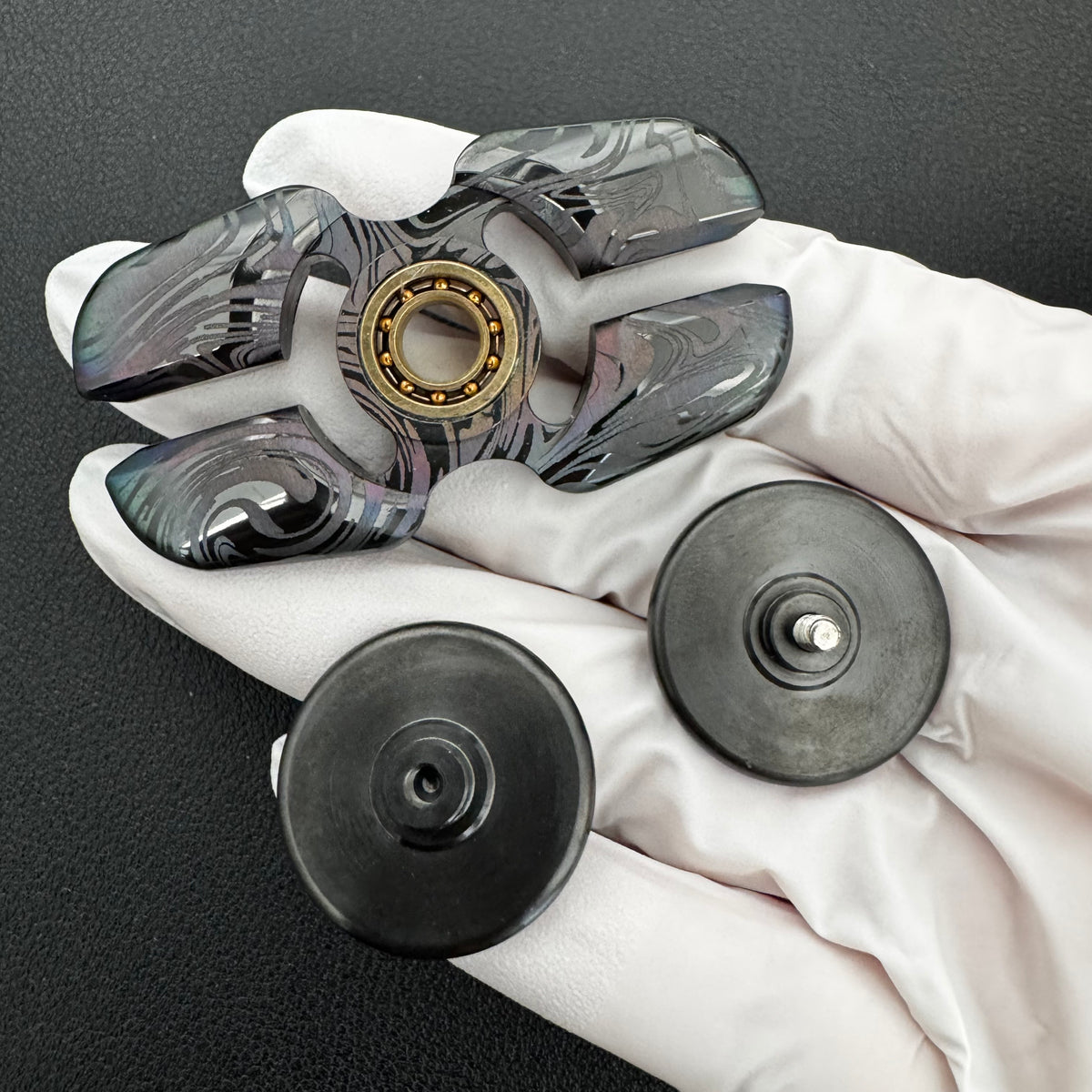 Full Zirconium Engraved Polished