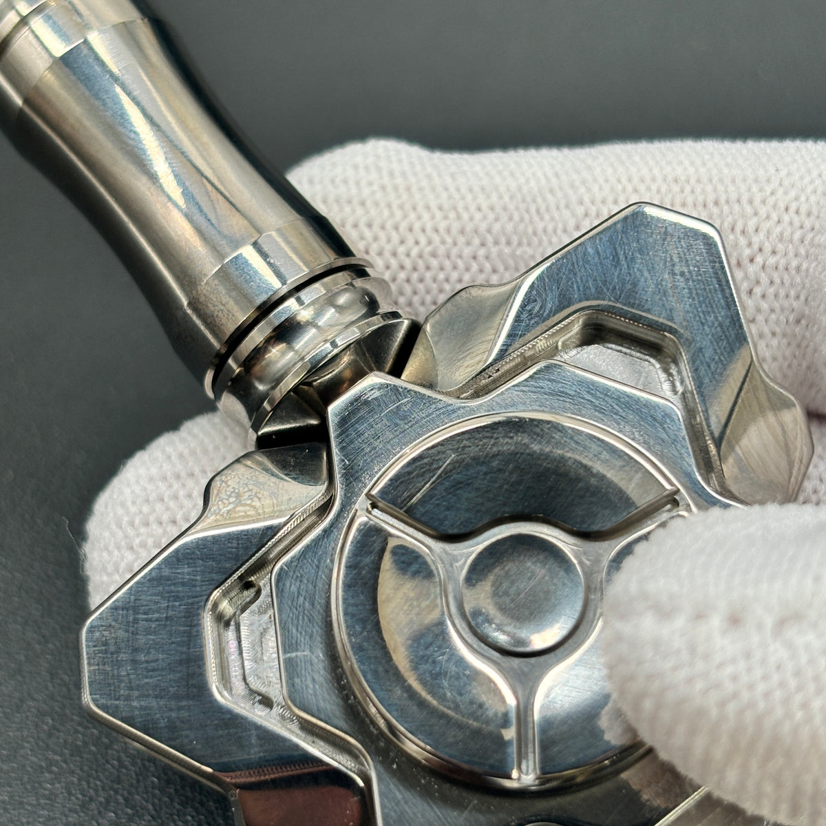 Rattlesnake Sword Titanium Polished