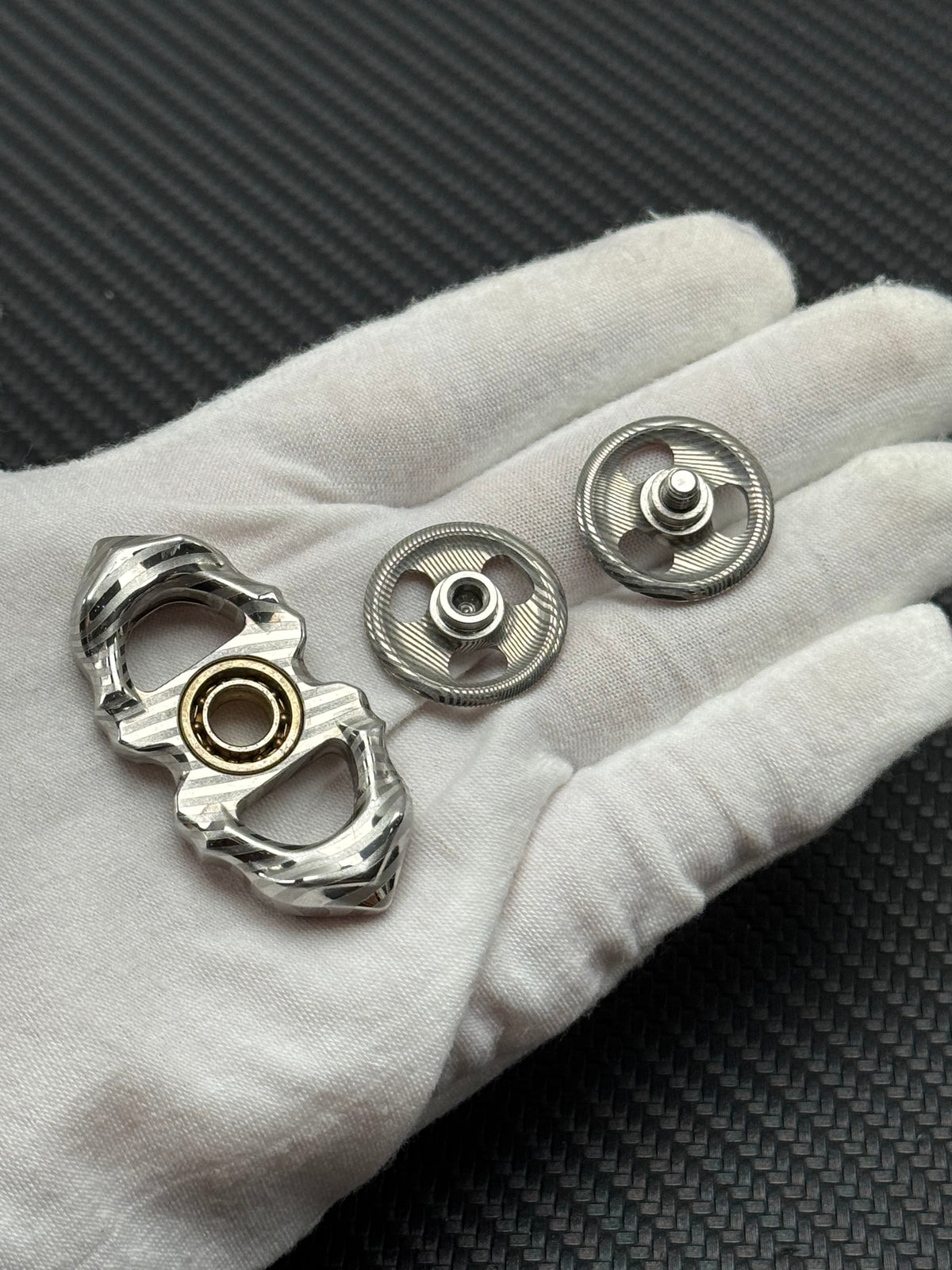 Thorns And Fog Damasteel Etched Polished