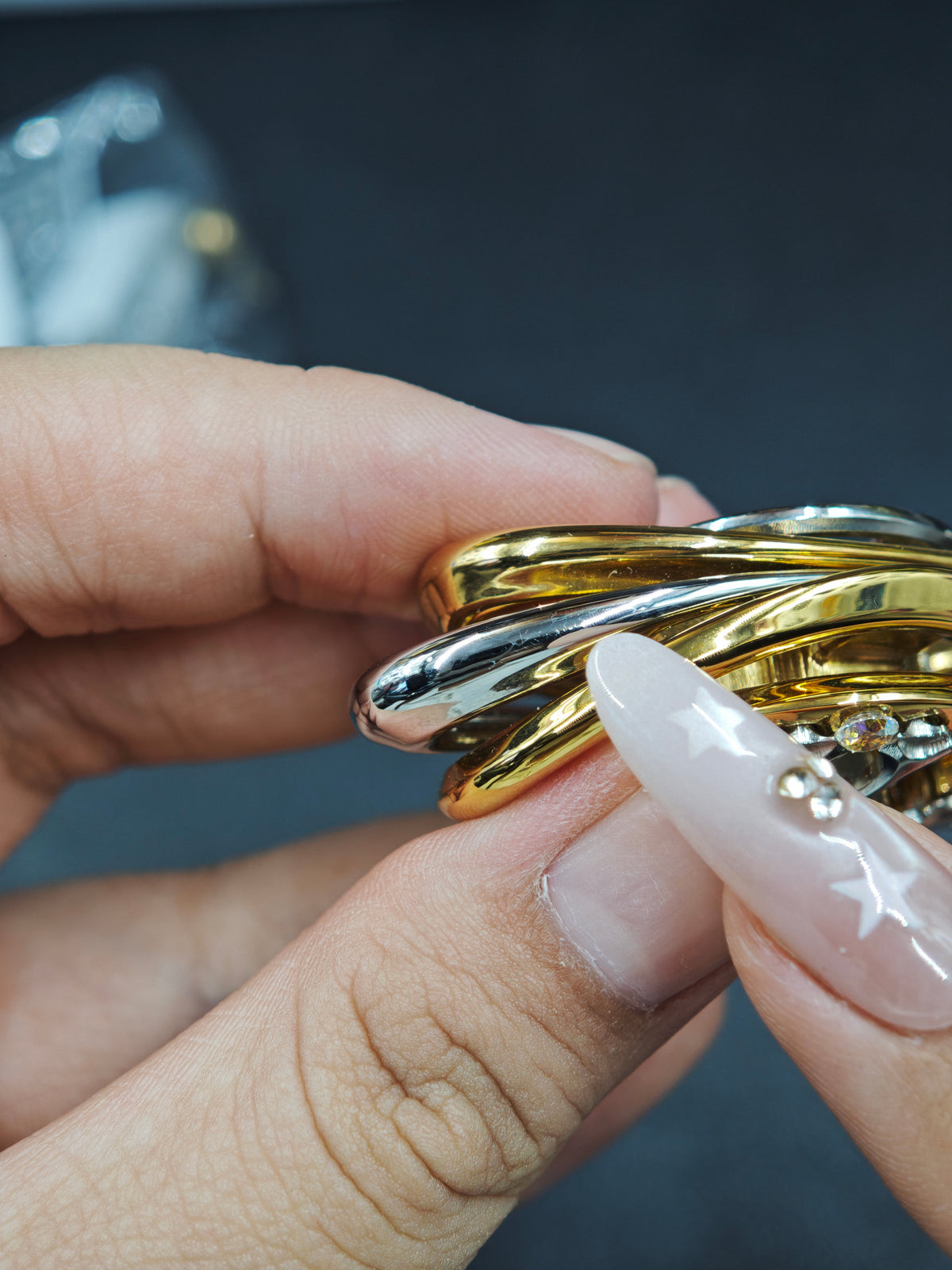 Huan Stainless Steel Gold Plated