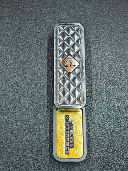 Feng Ling Zirconium Color-Anodized Stonewashed
