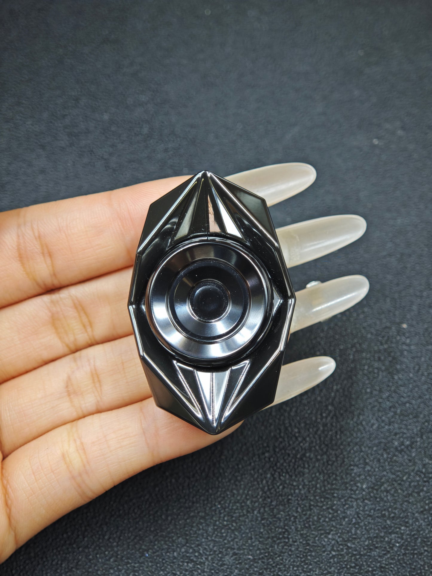 YIBAI Tri-Leaf Crossbone Zirconium Polished