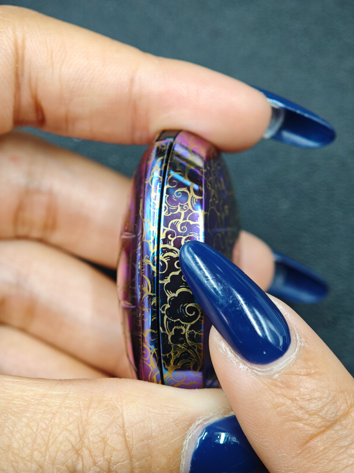 Jingle Beetle Zirconium Engraved