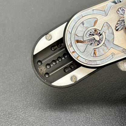 Groove Stainless Steel Resin-Sealed