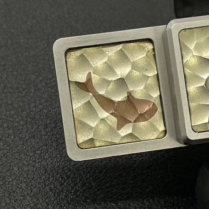 Lotus Koi Stainless Steel Copper Brass