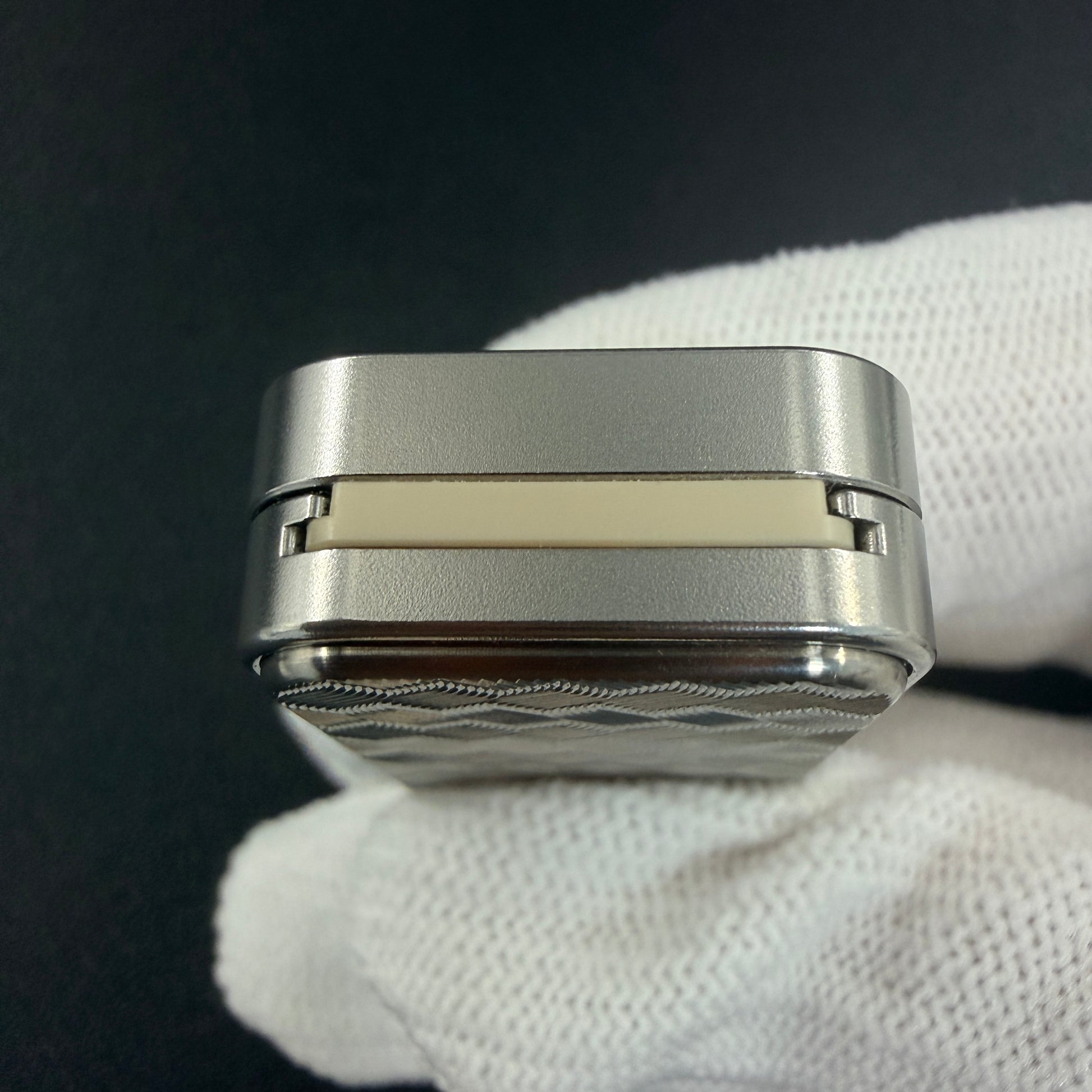 Guilloch Stainless Steel Titanium
