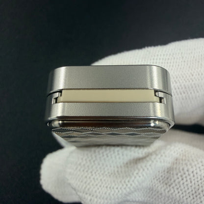 Guilloch Stainless Steel Titanium