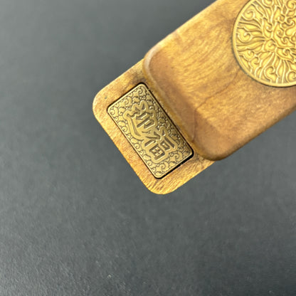 Brocade & Azure Paperweight