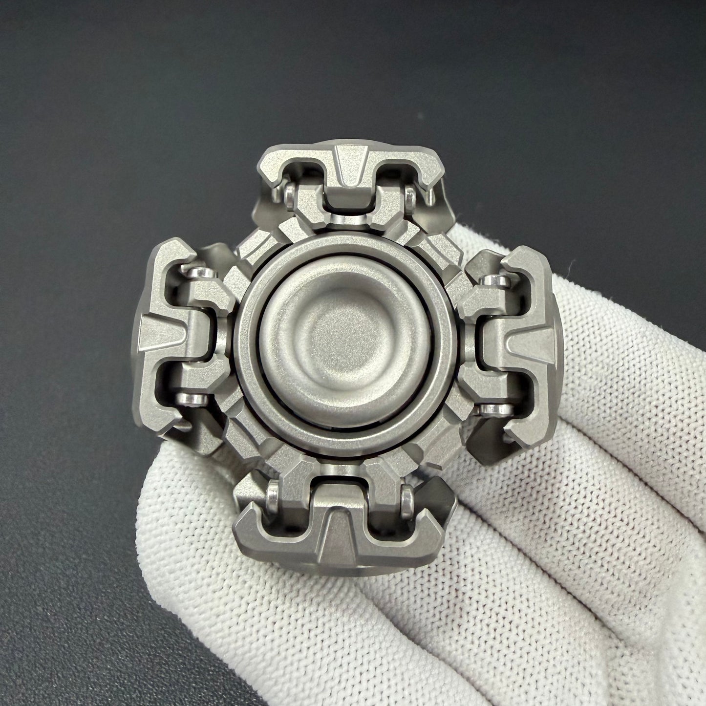 Ancient Iron Shell Opening Titanium Blasted