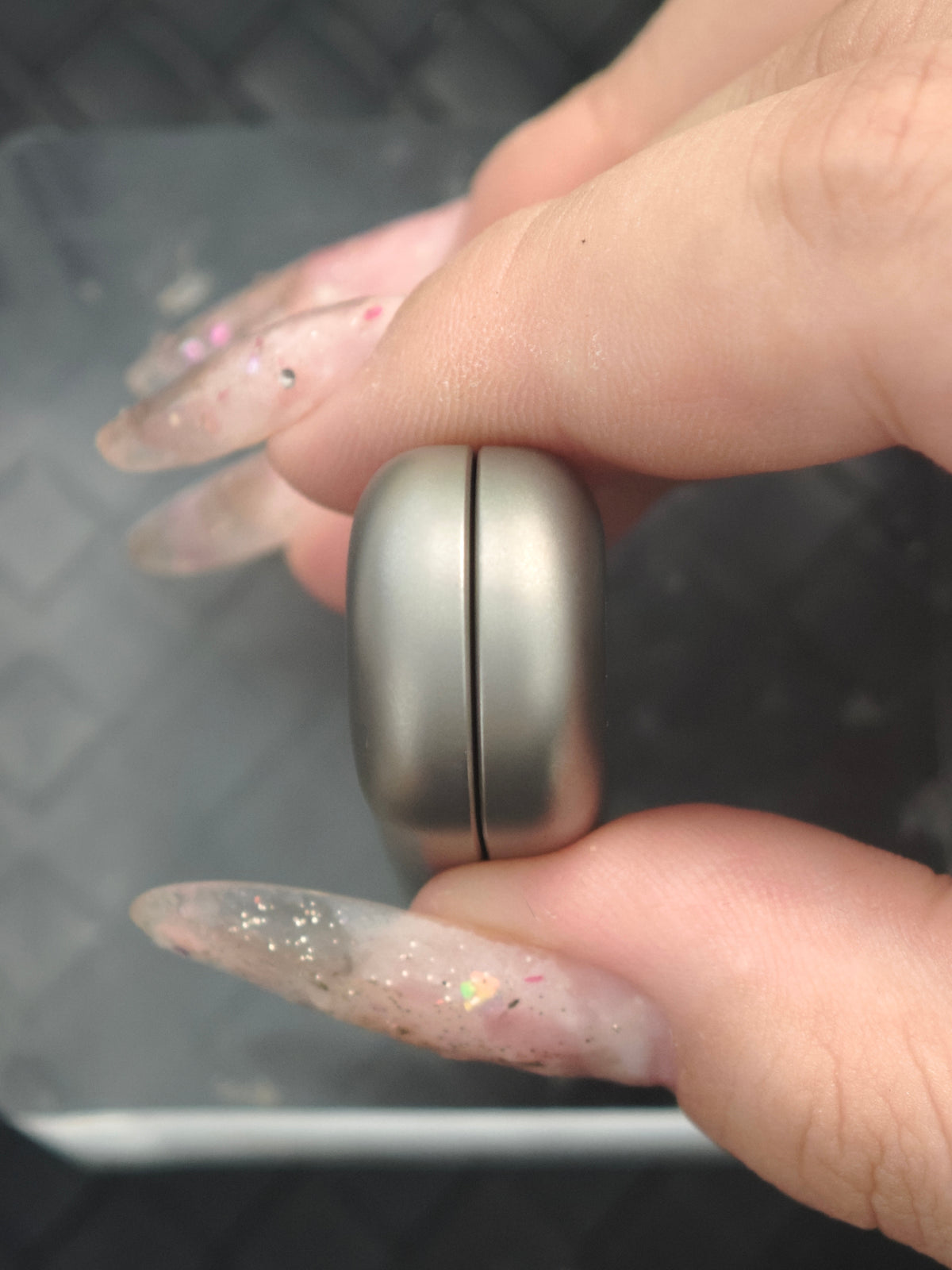 Floating Cloud Titanium Blasted